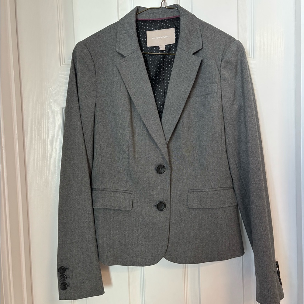 Banana Republic Gray Women's Blazer